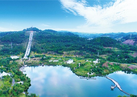 资阳乐至：生态与富民并进，，，，，绿色与昌盛同辉