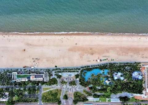 海？？？？谑姓涡薷春Ｍ濉⒈鹾Ｊ，，修建绿色长廊，，海域生态情形获得显著改善——“蓝色海湾” 实现“滩净湾美”